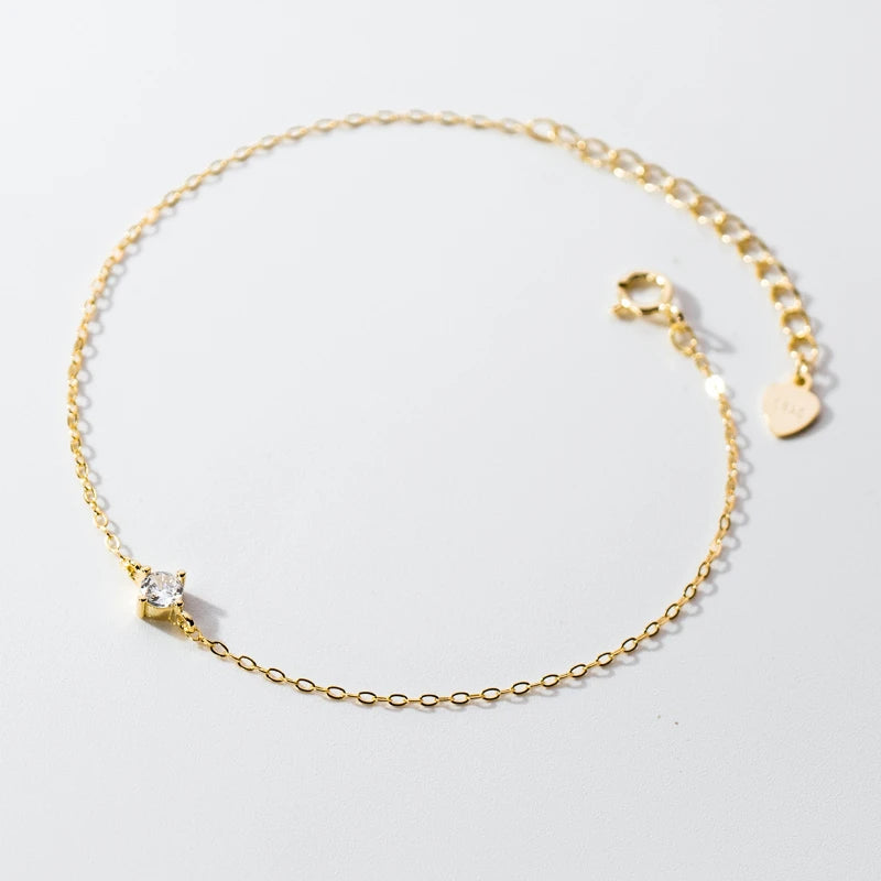 925 Sterling Silver Elegant Shiny Bracelet DS4548