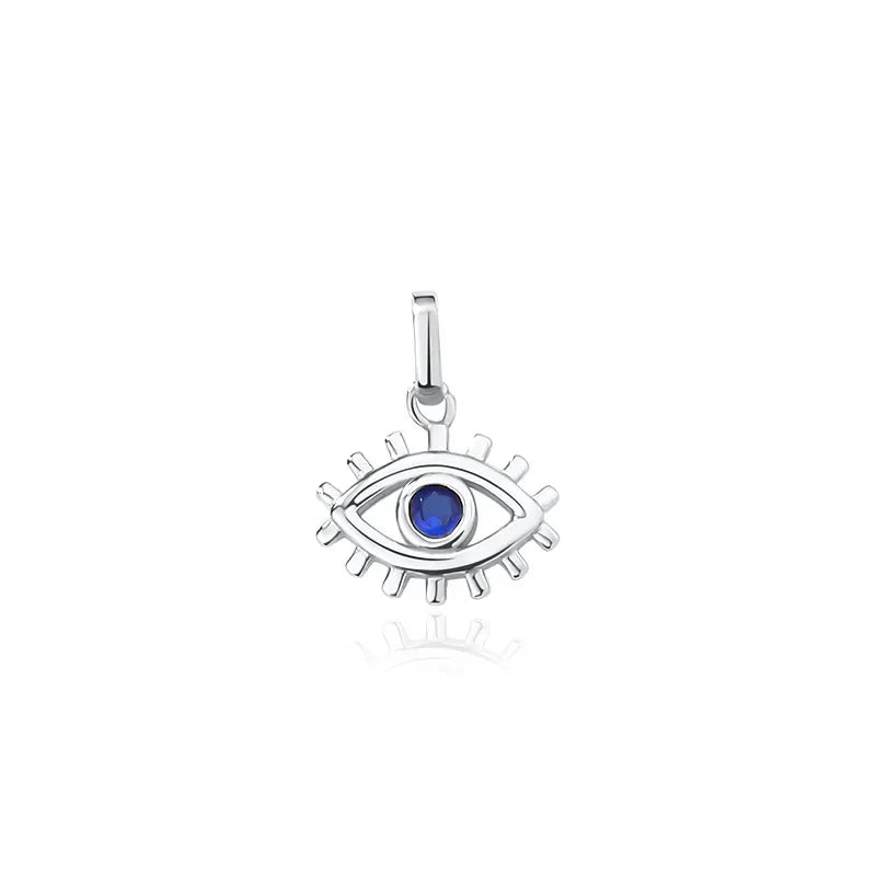 Vintage Eye Zircon Charm Pendant for Women DIY Accessories Jewelry DZ982