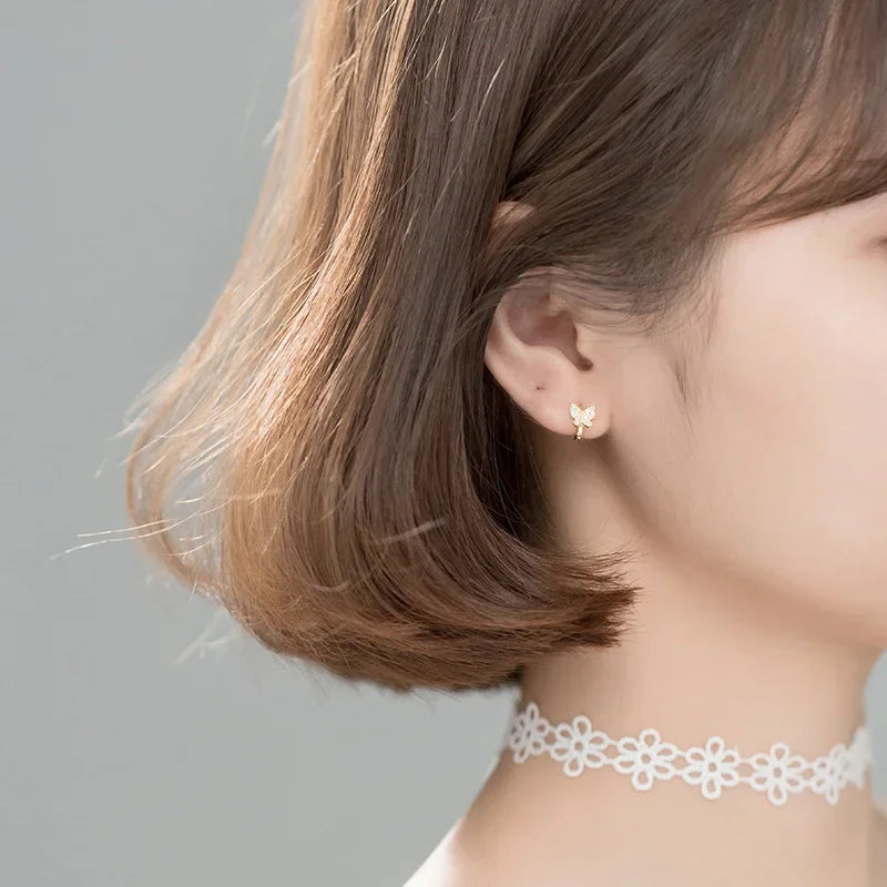Butterfly Mini Hoop Earring DA1628