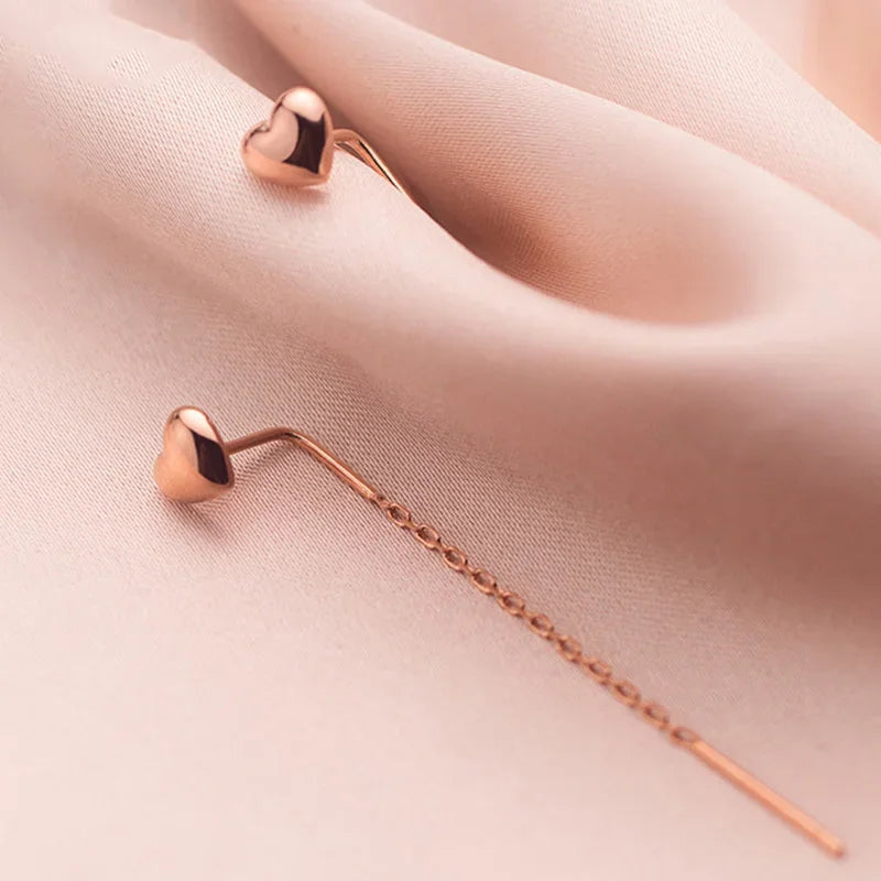Heart Linked 4.5cm Stick For Women Creative Fashion Jewelry Gift DA1684