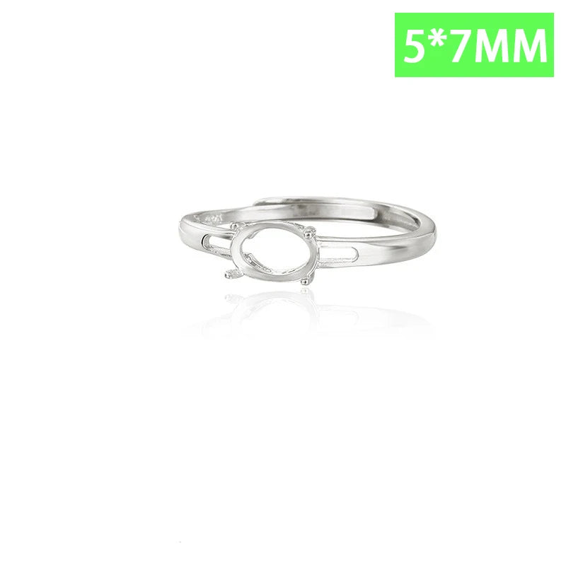 Four claw ring 4 6 8 10 empty bracket handmade DIY accessories DZ1689