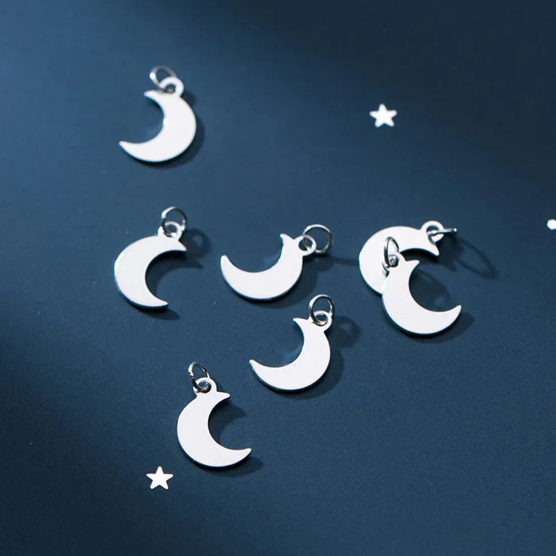 Moon Charm Pendant Handmade DIY Accessories HY956