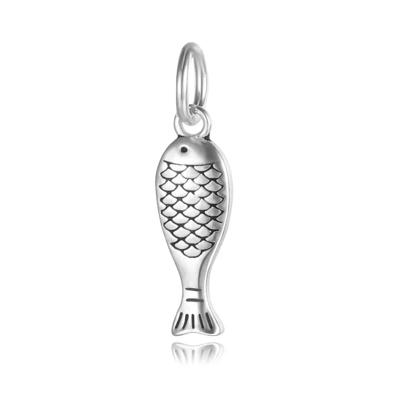 Fish Charm Pendant DIY Accessories Fine Jewelry H0007