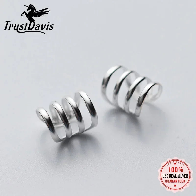 3 4 5 Layer Ear Cuff Clip On Earrings DA192