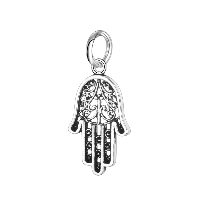 Cute Hollow Palm Charm Pendant Handmade DIY Accessories DZ142