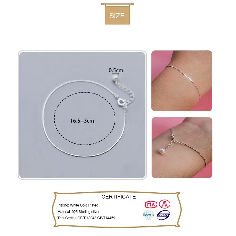 Snake Chain 16.5cm Bracelets DA288