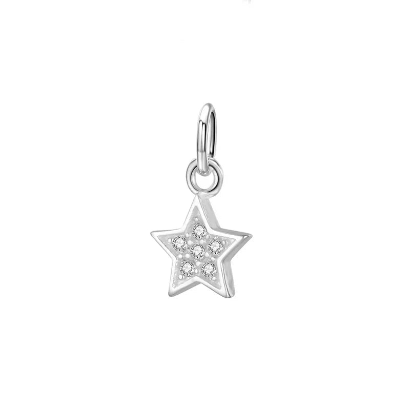Star Dazzling Charm Pendant DIY Accessories Jewelry DZ109