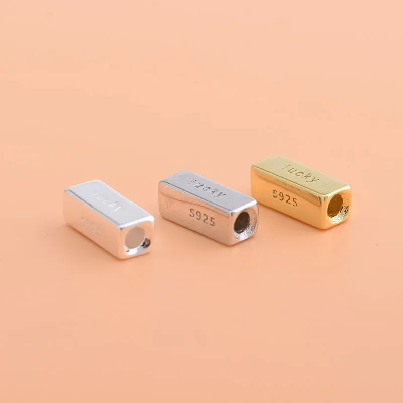 Cuboid Lucky Charms Beads Handmade Accessories HY058