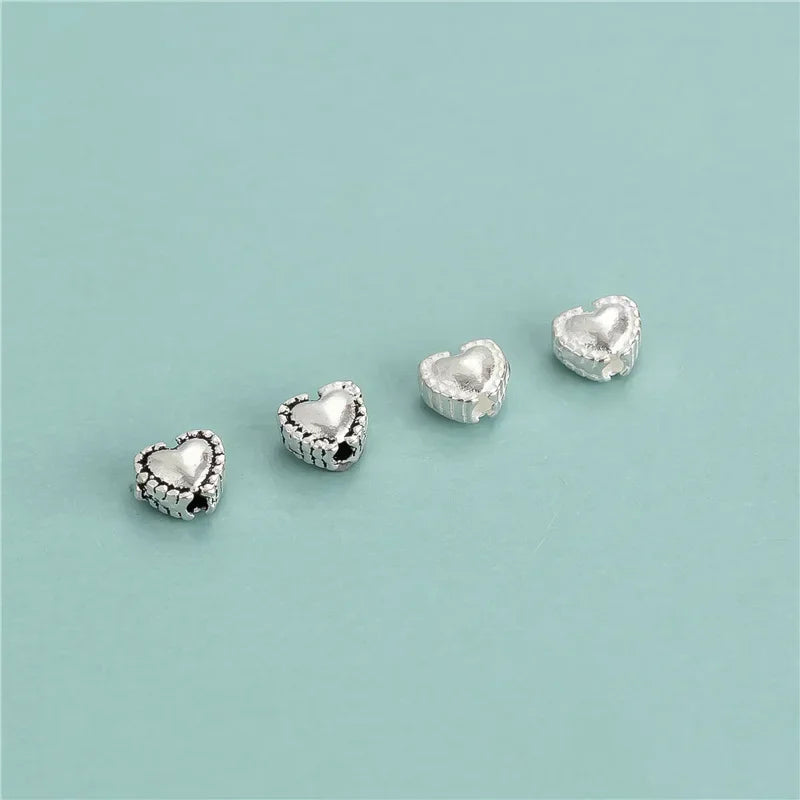 Heart Separator Beads DIY Bracelet Necklace Accessories DZ647