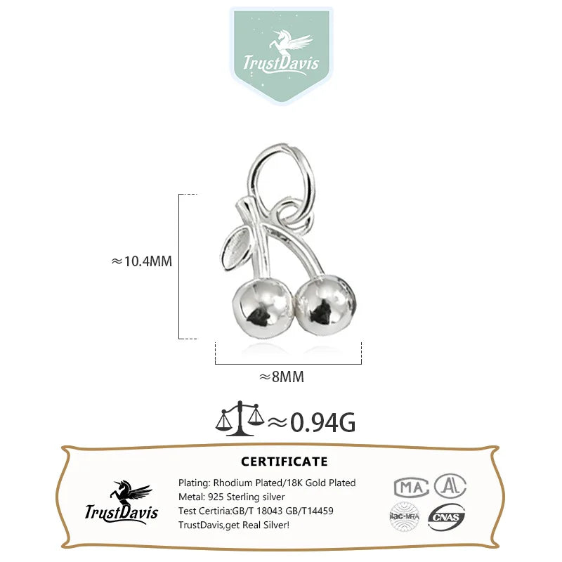 Cute Cherry Pendant Pendant Pendant DZ1827