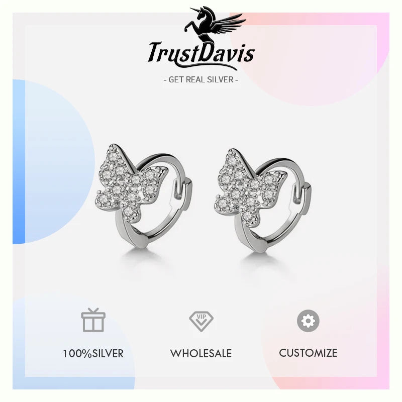 Butterfly Mini Hoop Earring DA1628