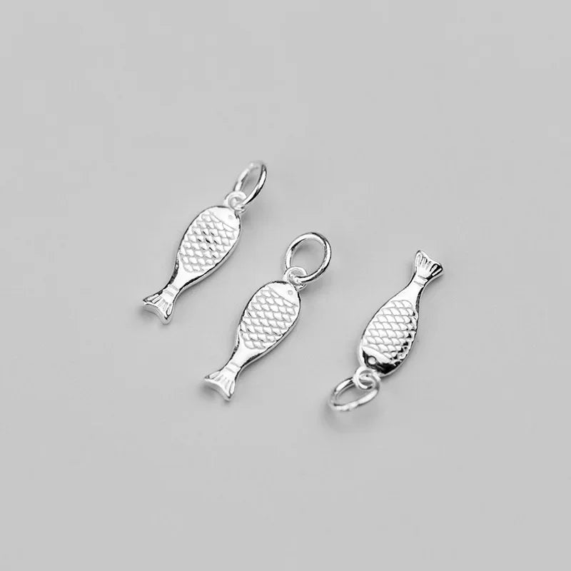 Fish Charm Pendant DIY Accessories Fine Jewelry H0007