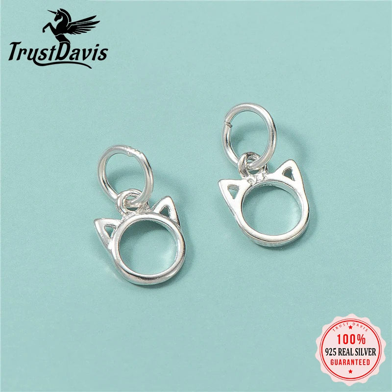 Cute Little Cat Charm Pendant DZ1777