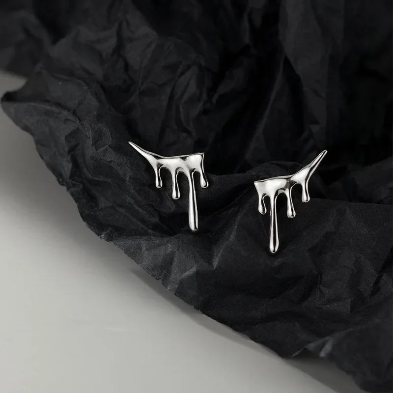 Irregular Water Drop Stud Earrings DA2816