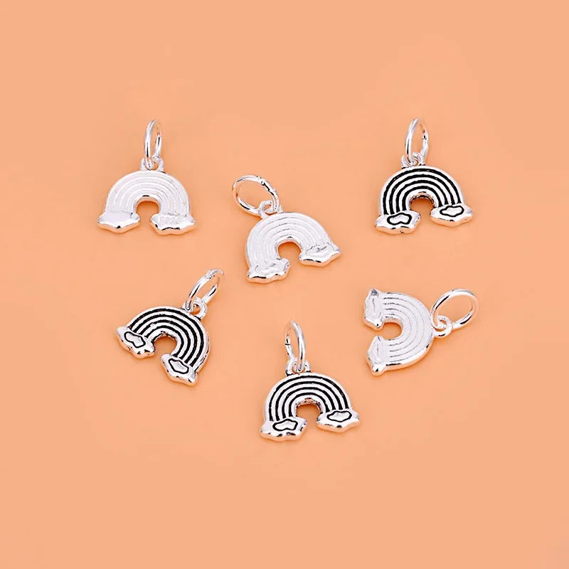 Rainbow Clouds Charm Pendant HY173