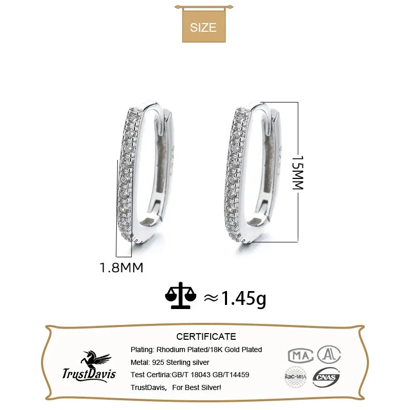 Ellipse Hoop Earring DA2348