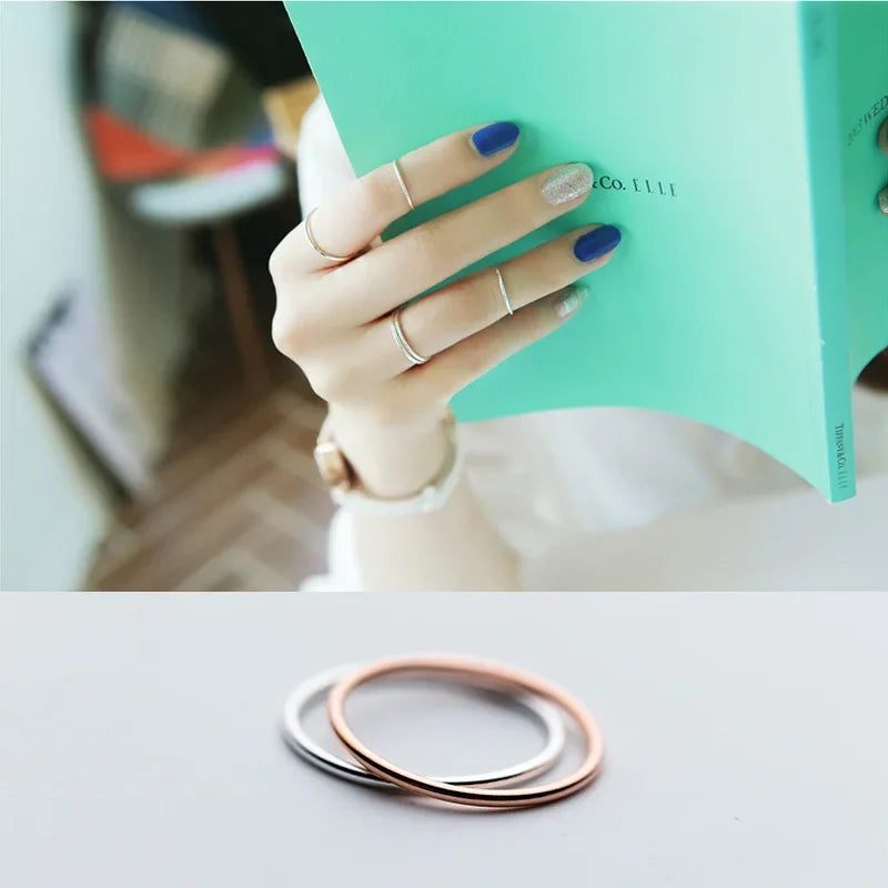 Wedding Ring Classic Round Finger Ring DA459