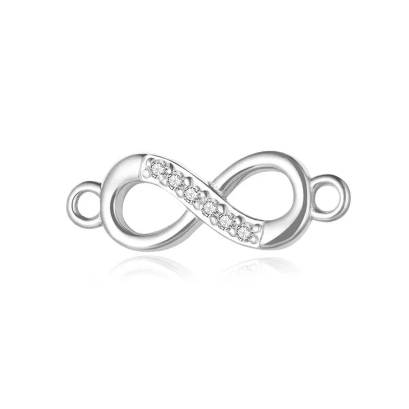 Infinite Shiny CZ Charm Pendant DZ244