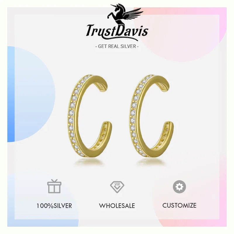 Ear Cuff Clip Earring For Women Piercing Earing Jewelry Gift DE0082