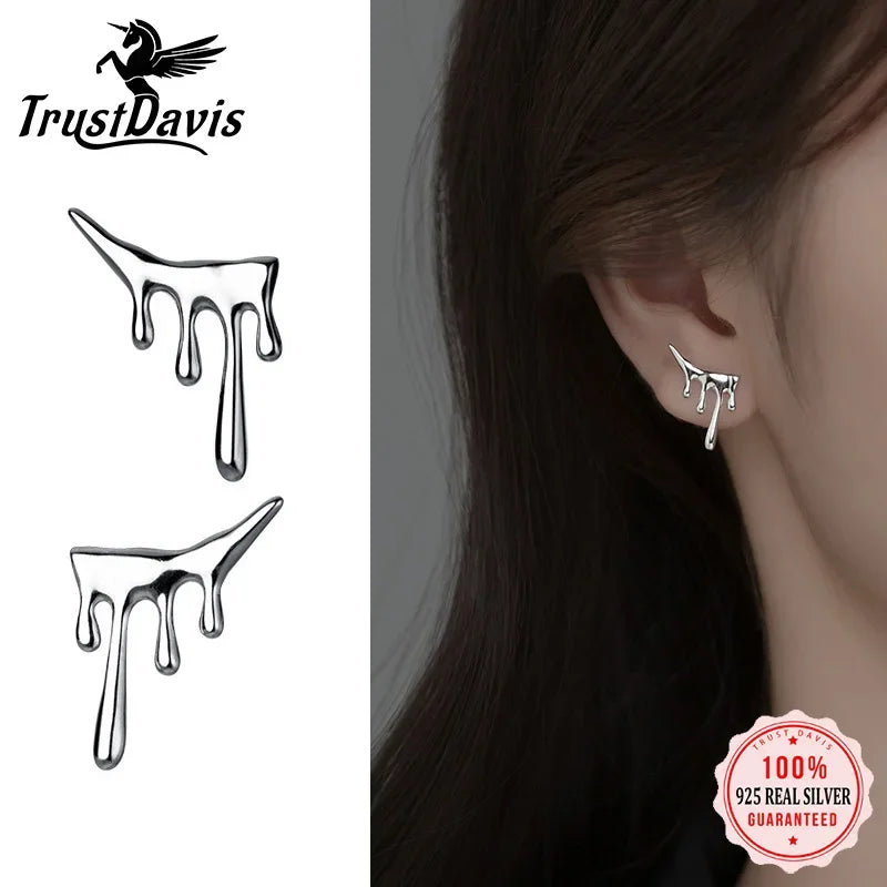 Irregular Water Drop Stud Earrings DA2816