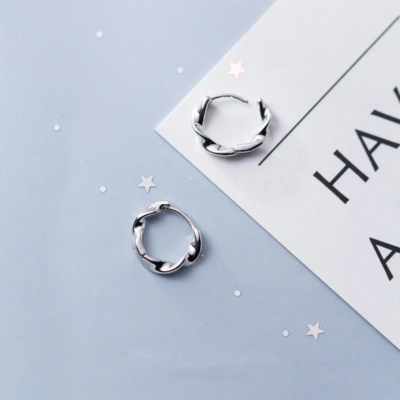 Trusta Small Earrings 925 Sterling Silver Clip on Earring Gold Tone Women Fashion Wholesale Jewelry DS1556