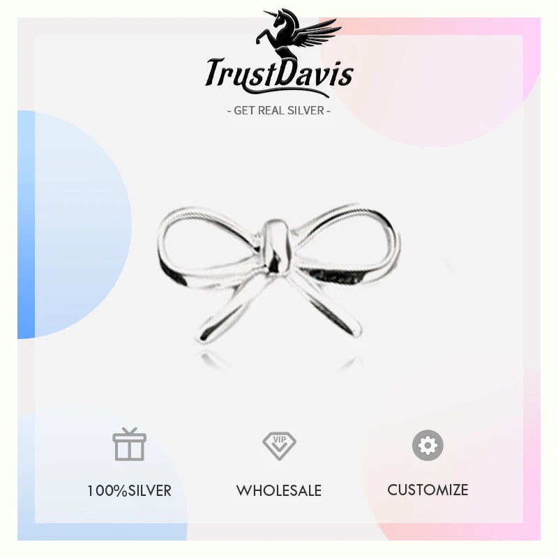 Fashion Romantic Bow Bead Pendant DZ1829