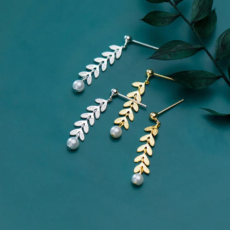 Trustdavis Real 925 Sterling Silver Sweet Charm Min Pearl Short Stud Earrings For Women Wedding Party Fine S925 Jewelry DA3214