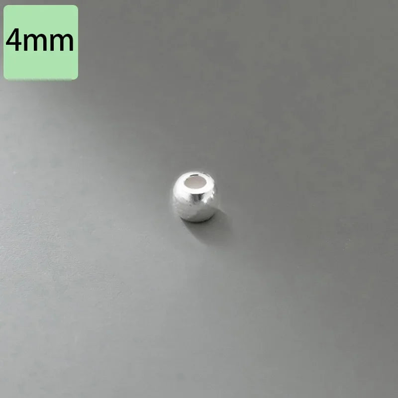 Round Separator Beads Pendant Handmade DIY Bracelet Accessories Jewelry HY937