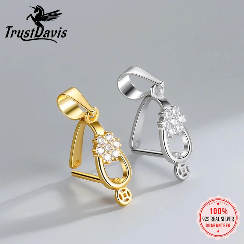 Openwork Flowers Pendants Clip Handmade DZ1157