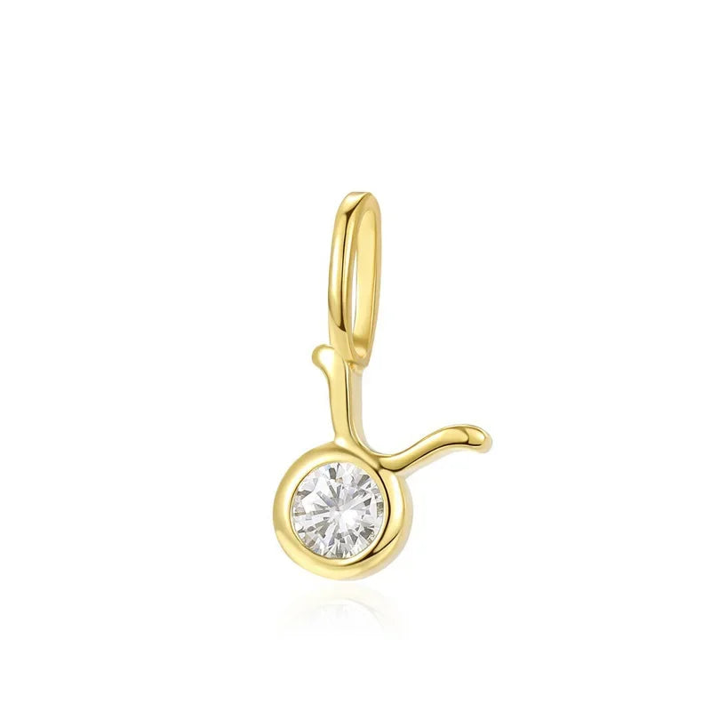 12 constellations Charm Pendant Handmade DIY Accessories DZ1694