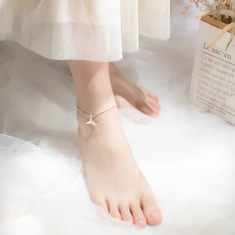 Little Mermaid Tail Earrings Ring Anklet Necklace DA461