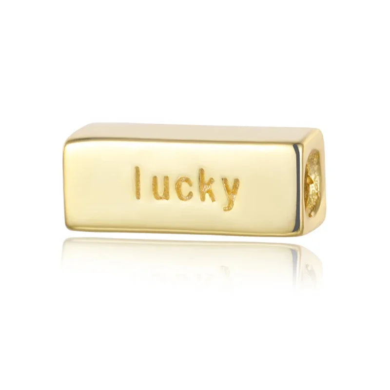 Cuboid Lucky Charms Beads Handmade Accessories HY058