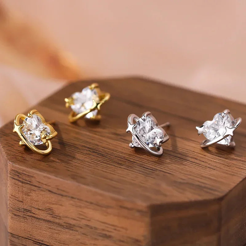 Heart Stud Earring DS4217