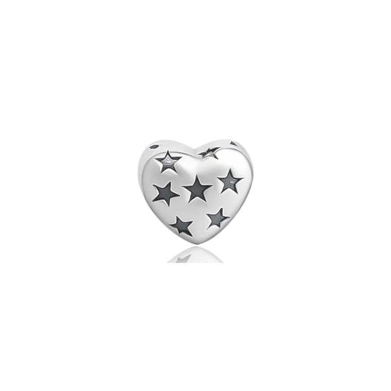 Heart Charm Pendant Handmade DIY Necklace Accessories Jewelry DZ1684