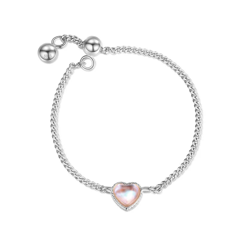 Romantic Heart Love Chain Opening Ring DA2397