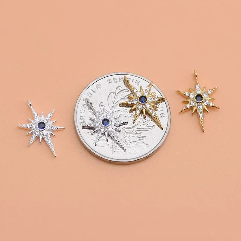 Star Charms Pendant For Bracelet Necklace DIY Accessories HY031