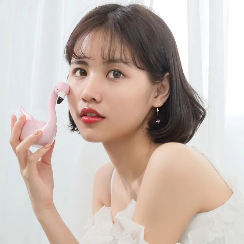 925 Sterling Silver Lovely Paper Crane Sweet Long Dangle Earrings DT53