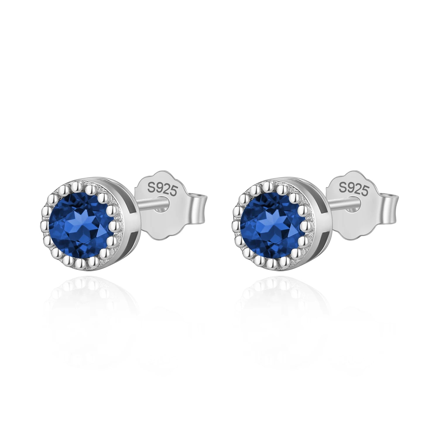 Colour CZ Triangle Round Charm Stud Earrings DA2701