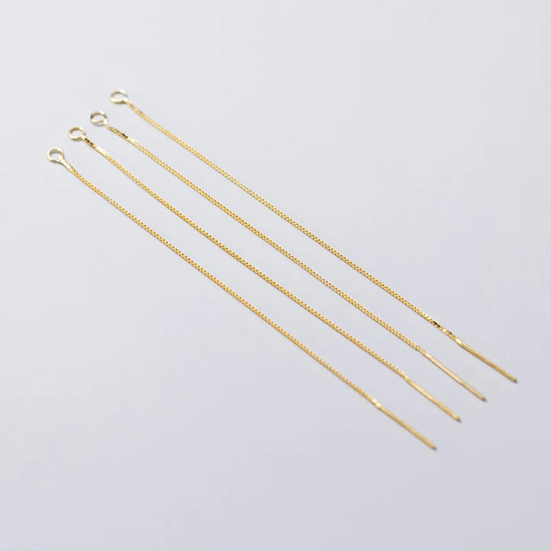 Box Chain Earrings Line Semi-finished Products Handmade DIY Accessories DZ18