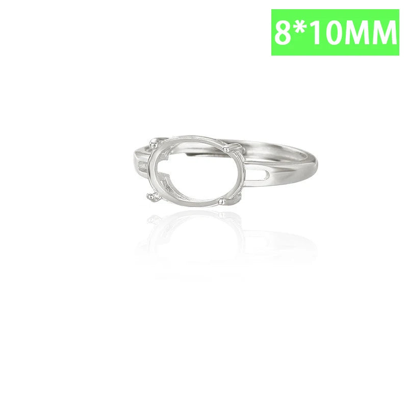 Four claw ring 4 6 8 10 empty bracket handmade DIY accessories DZ1689