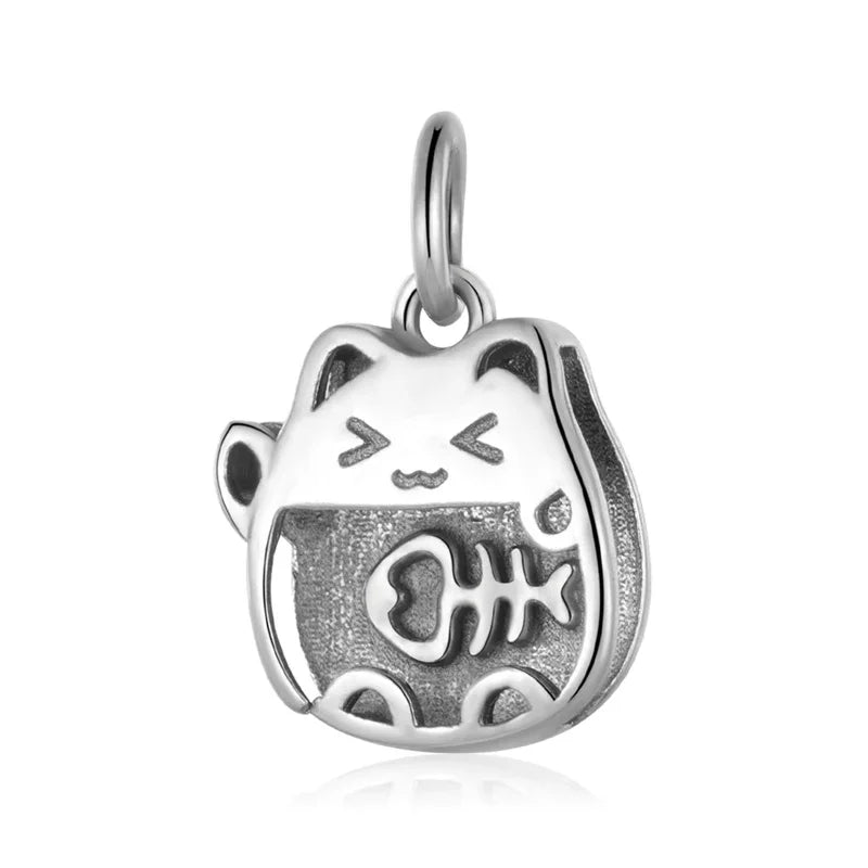 Cat Fish Charm Pendant HY962