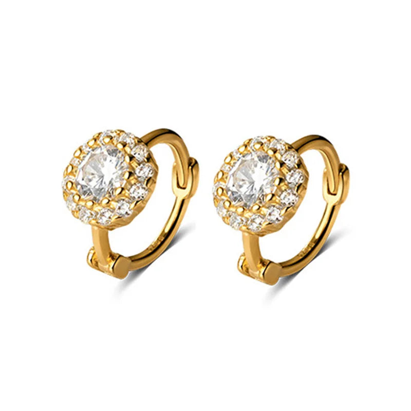 Round Charm Hoop Earrings DA2158