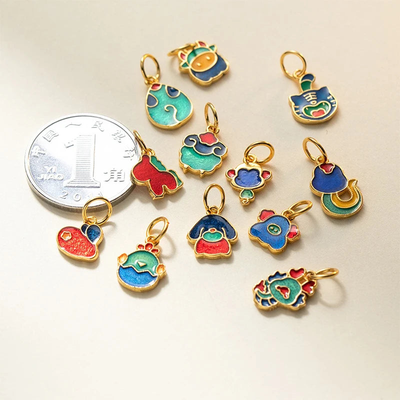 Animal Chinese Zodiac Charms Pendant DZ1806