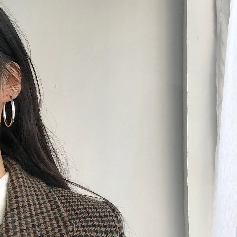 Fashion Big Hoop Huggie Earrings DA1412