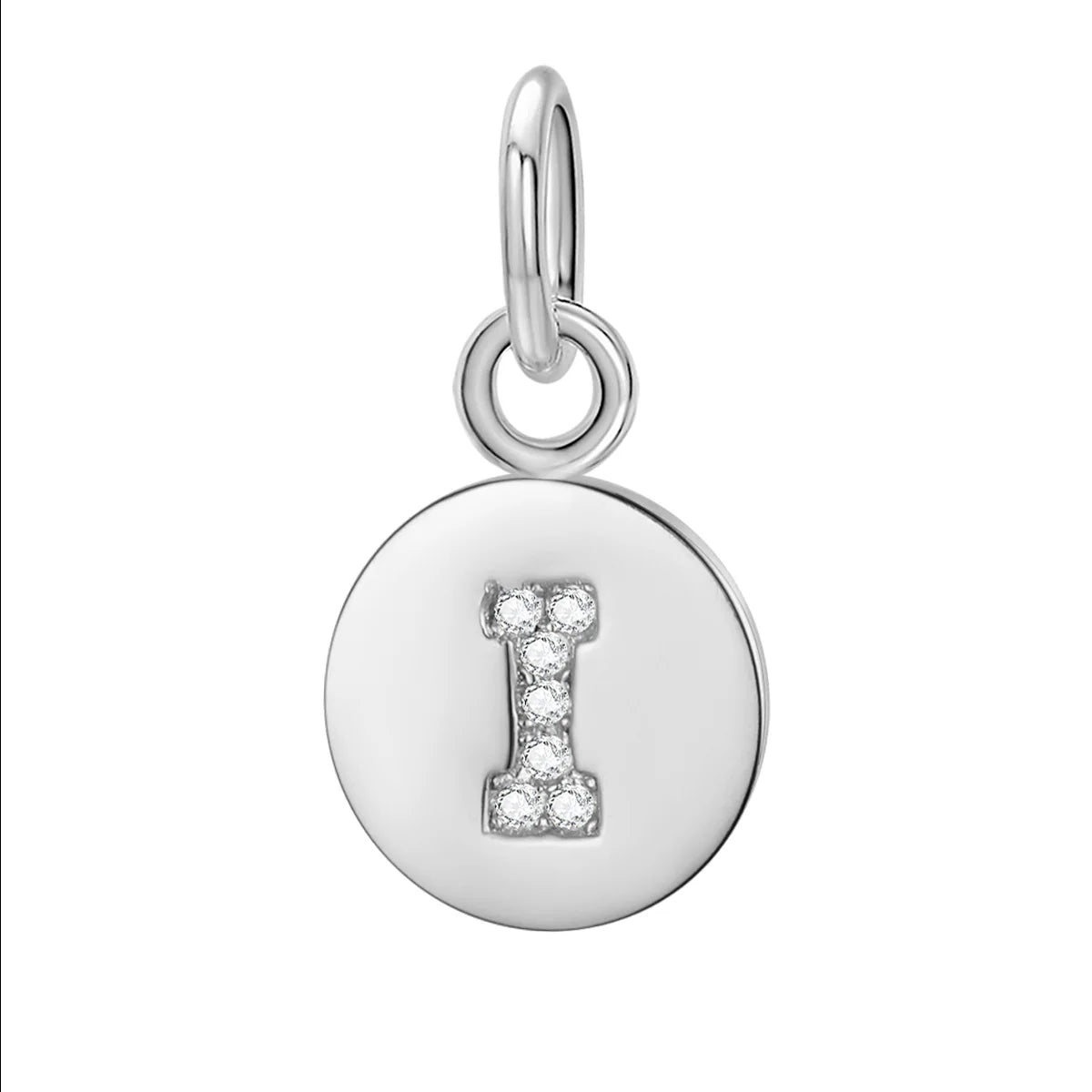 Simple Round 26 Letters Cz Pendant Diy Accessories DG0114