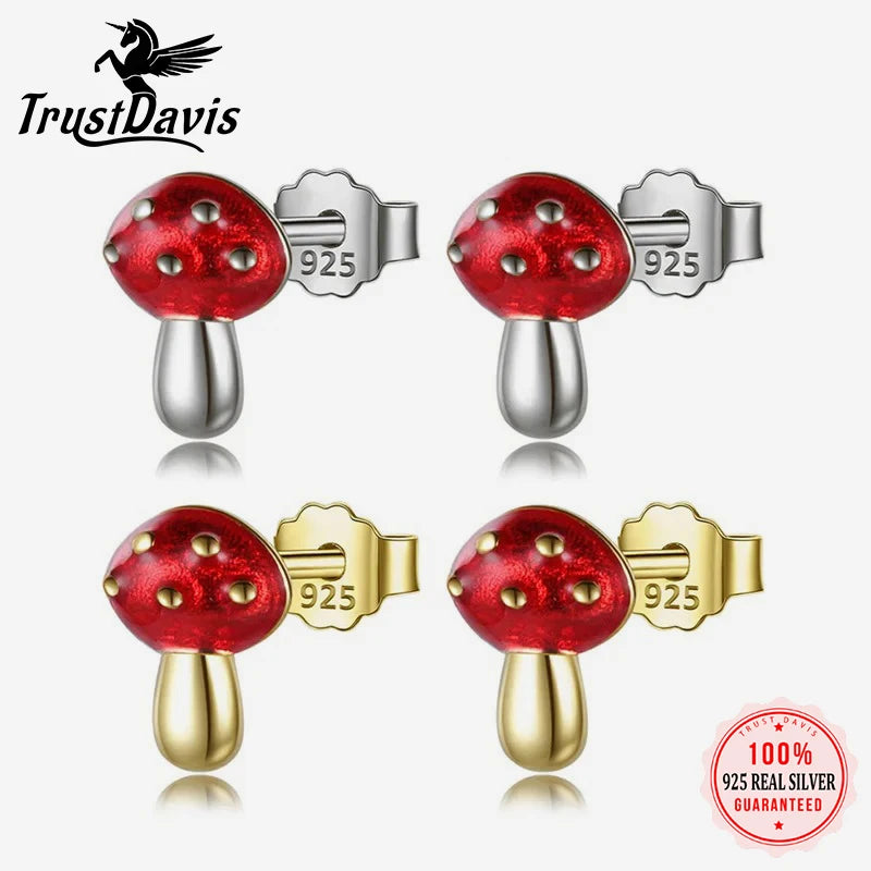 Vintage Mushroom Stud Earring LB597