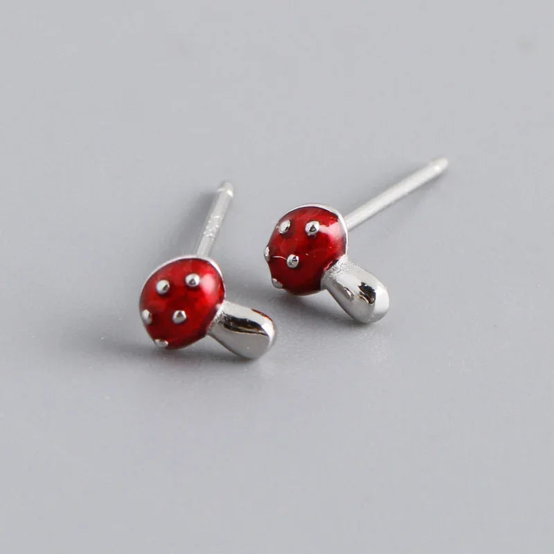 Vintage Mushroom Stud Earring LB597