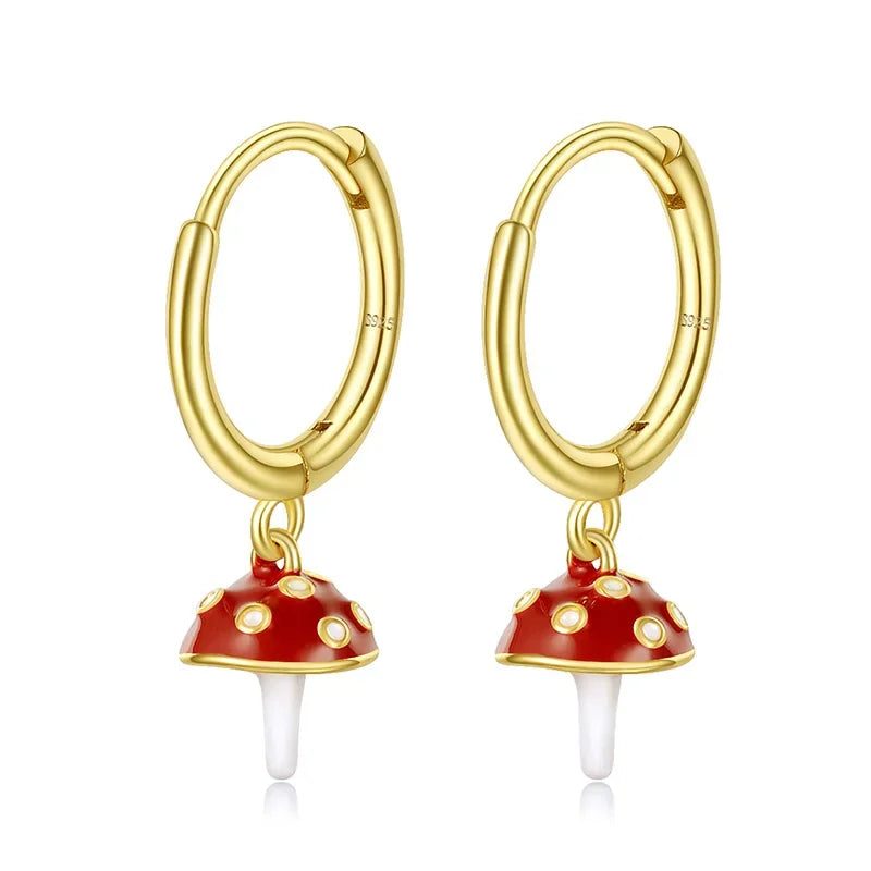 Vintage Mushroom Stud Earring LB597