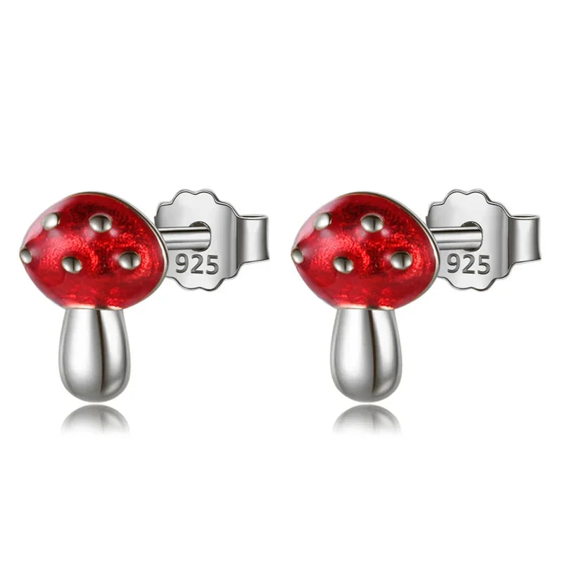 Vintage Mushroom Stud Earring LB597