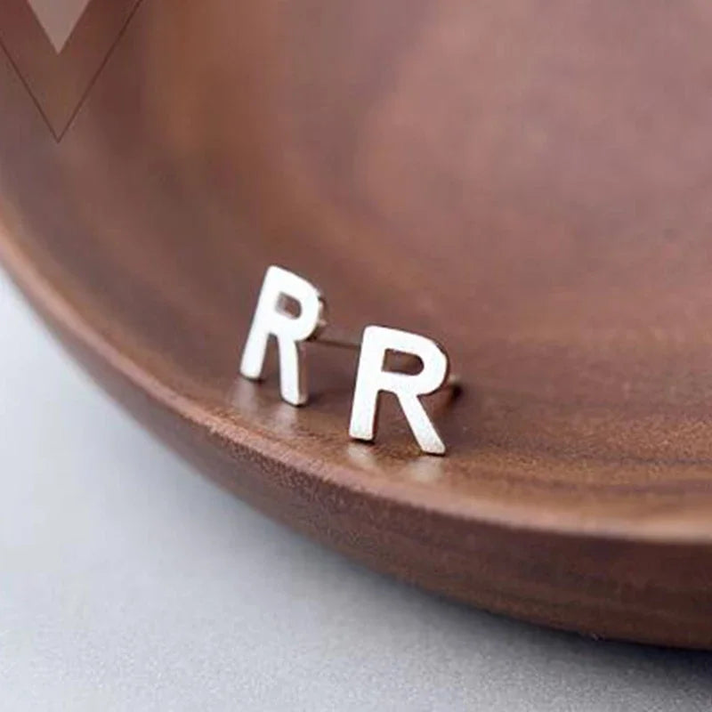 A~Z 26 English Letters Stud Earring DS928